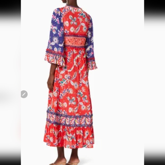 CeliaB Jules Midi Dress In Red - Picture 11 of 16